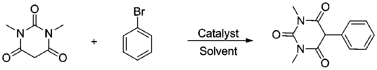 Method for synthesizing 5-substituted barbituric acid derivative under catalysis of rare earth chloride