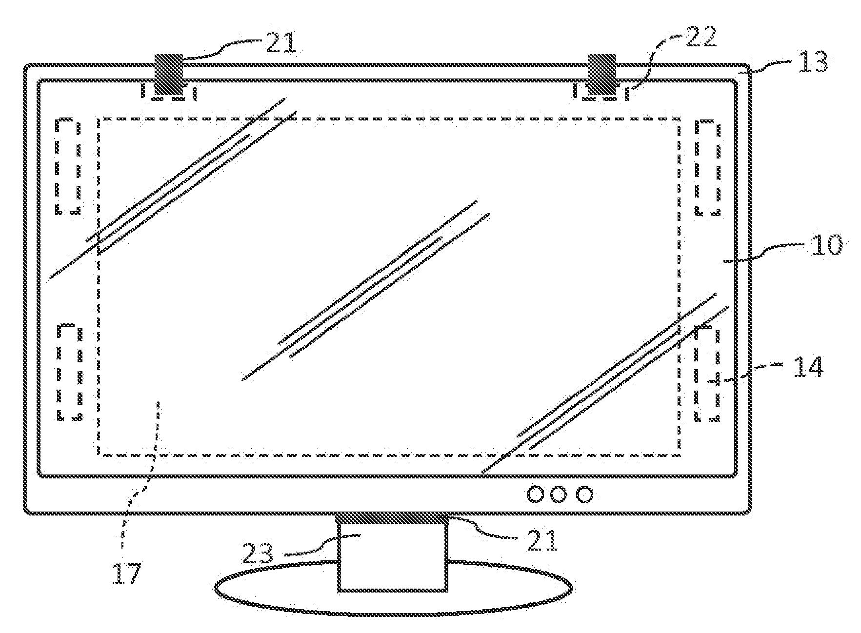 Detachable screen guard assembly and method for securing a screen protector