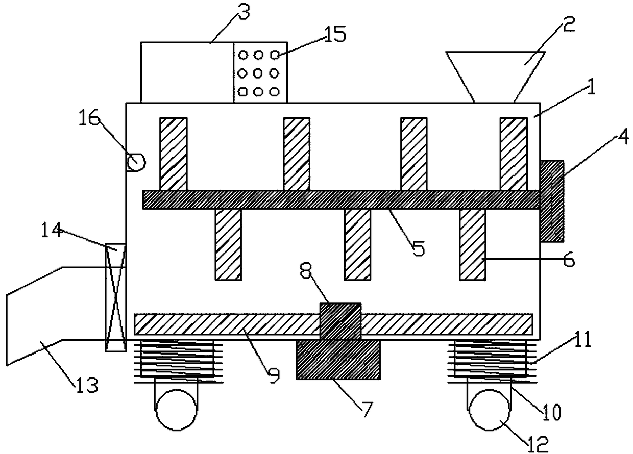 Asphalt stirring mechanical equipment