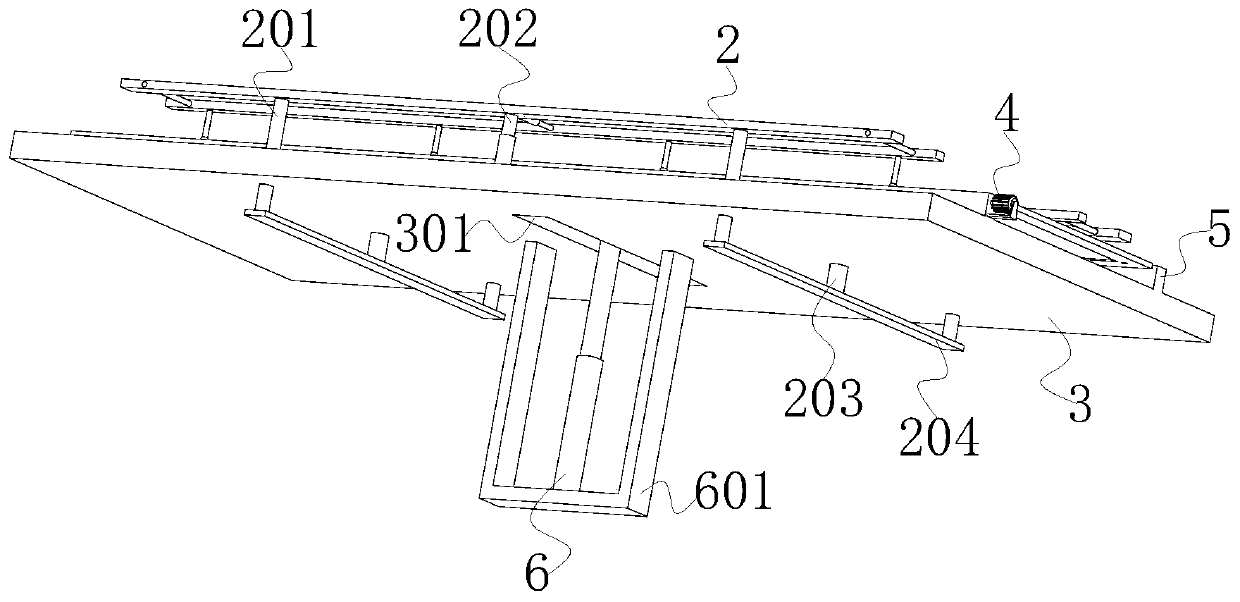 Foldable vehicle-mounted photovoltaic power generation panel device