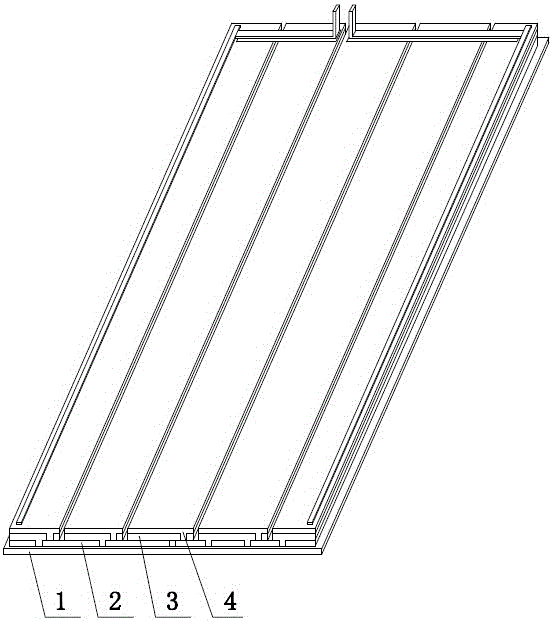 A solar cell module with multiple sub-batteries connected in series and its preparation method