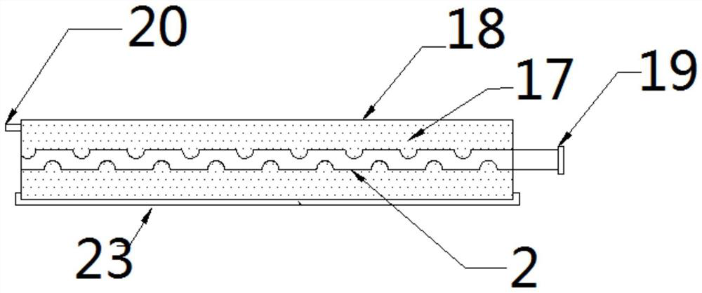A test device and evaluation method for horizontal grouting of highway subgrade