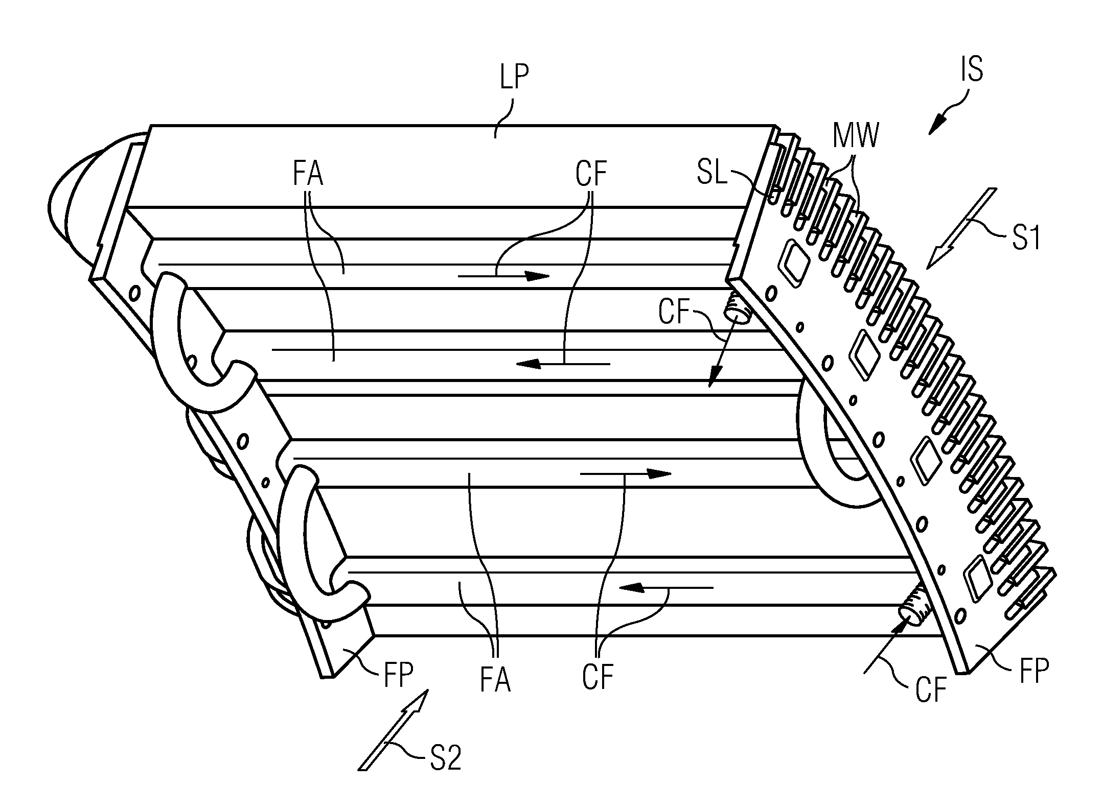 Arrangement for cooling of an electrical machine
