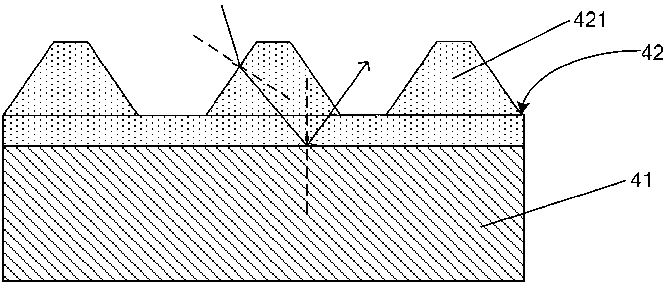 Array substrate and semi-permeable and half-reflecting LCD panel