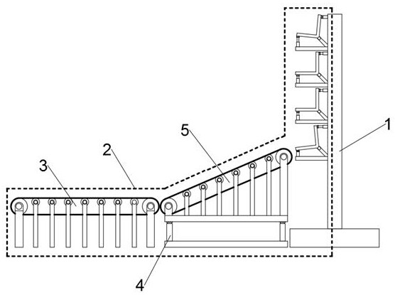 A three-dimensional stacking device