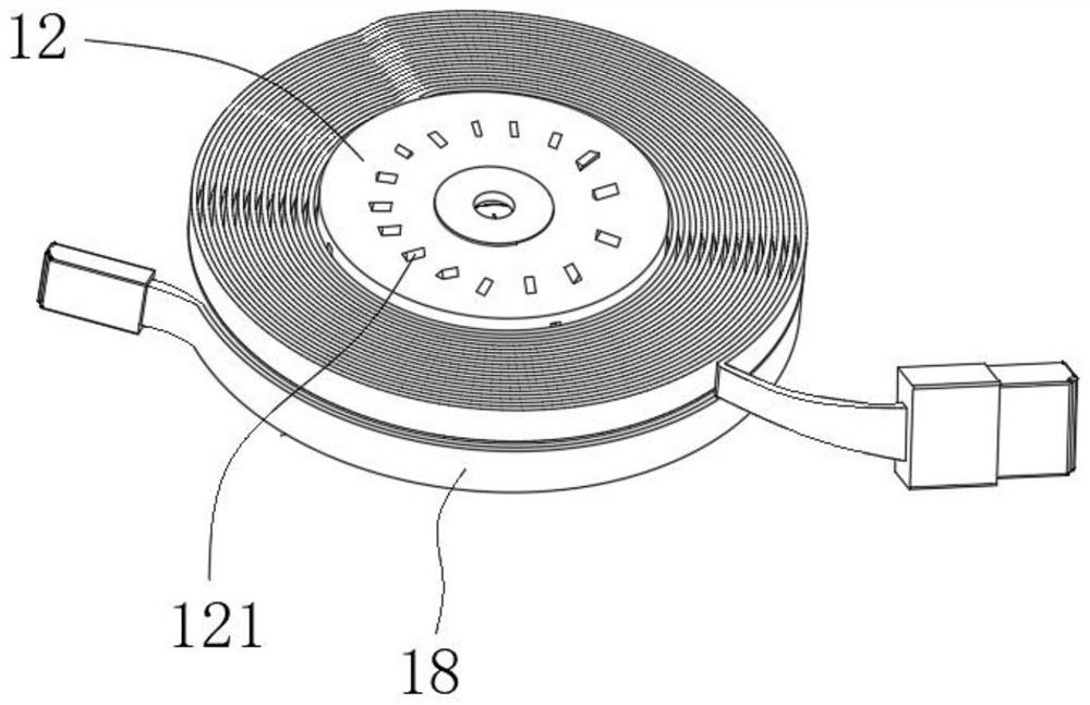 Telescopic charging wire