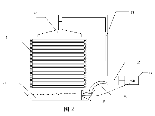 Method for cooling condenser of refrigeration device