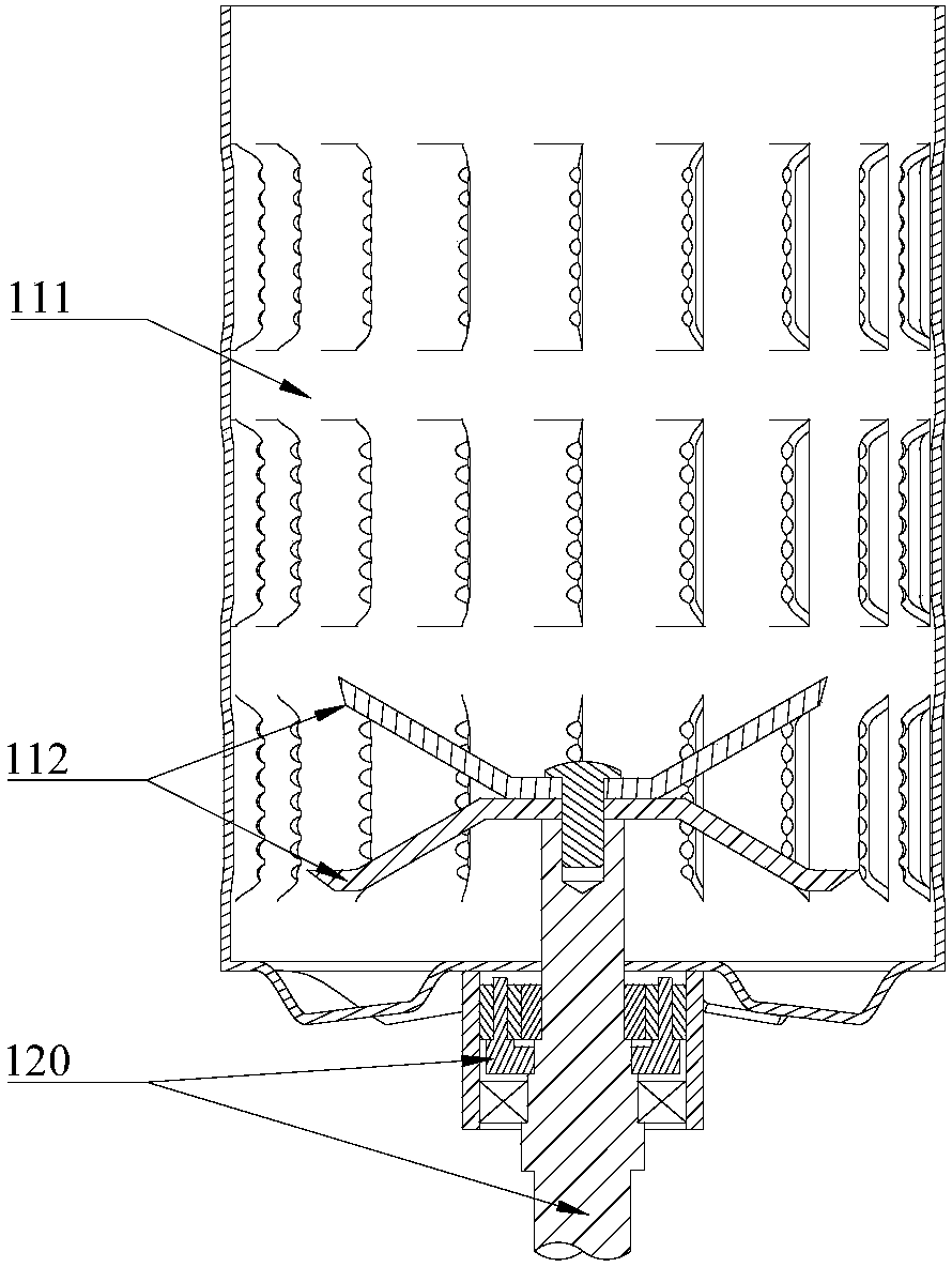 Bidirectional processing cutter set and wall breaking device