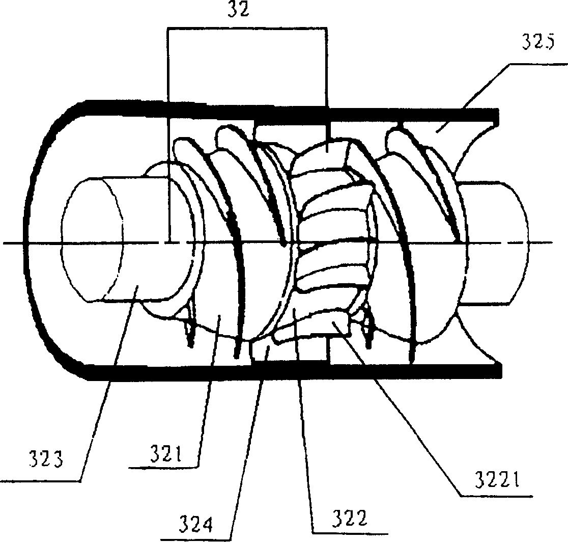 Blade type oil, gas and water multiphase booster pump