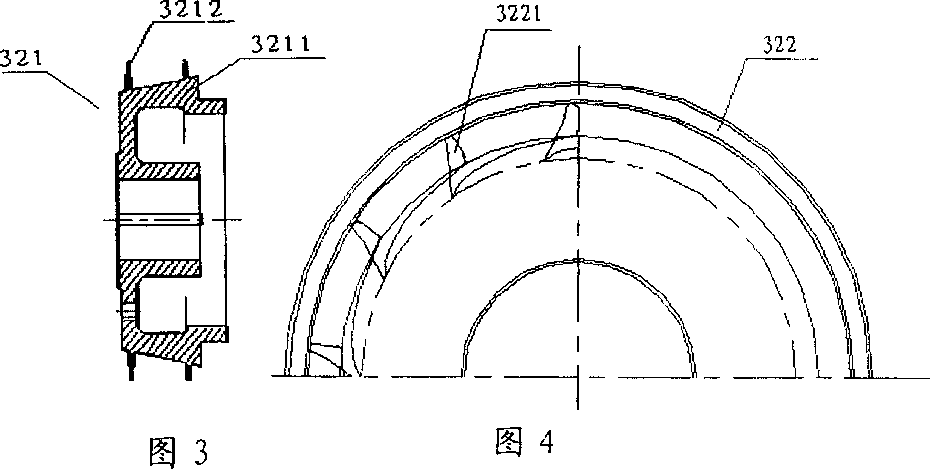 Blade type oil, gas and water multiphase booster pump