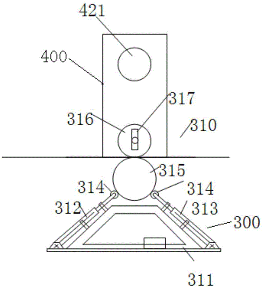 Hot pressing mechanism of linen silk winding and strip forming device