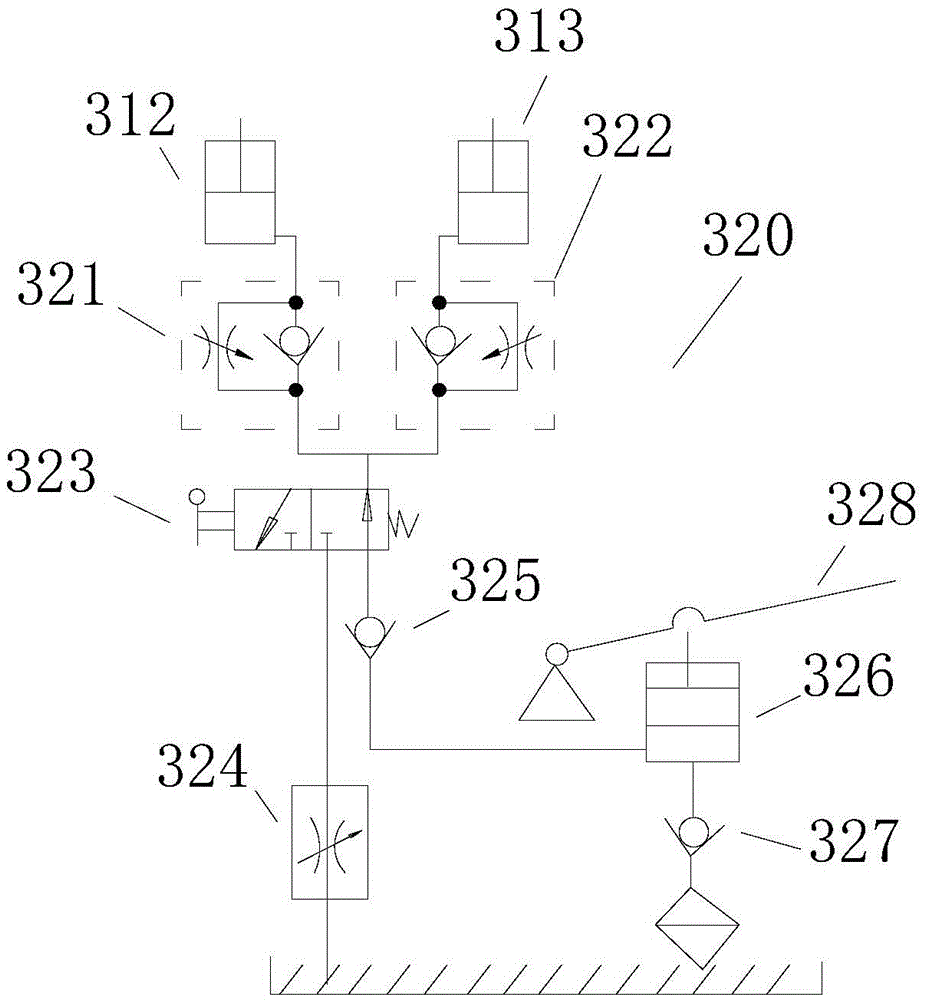 Hot pressing mechanism of linen silk winding and strip forming device