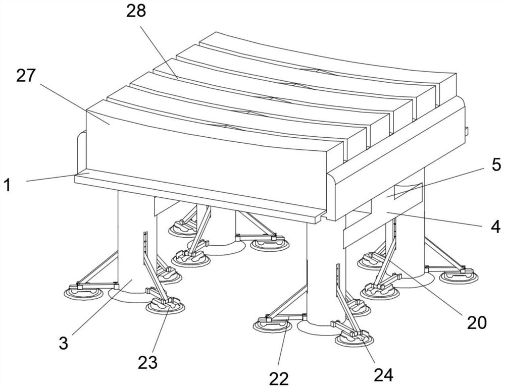 Multifunctional flood-fighting bridge equipment for roads and bridges