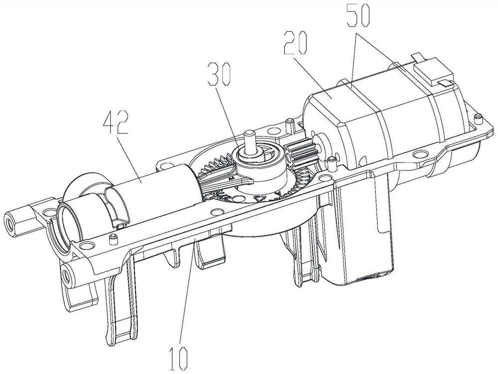 Piston assembly and dental floss