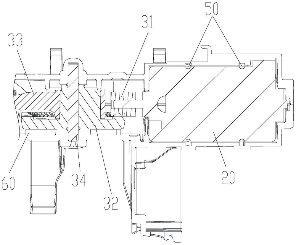 Piston assembly and dental floss