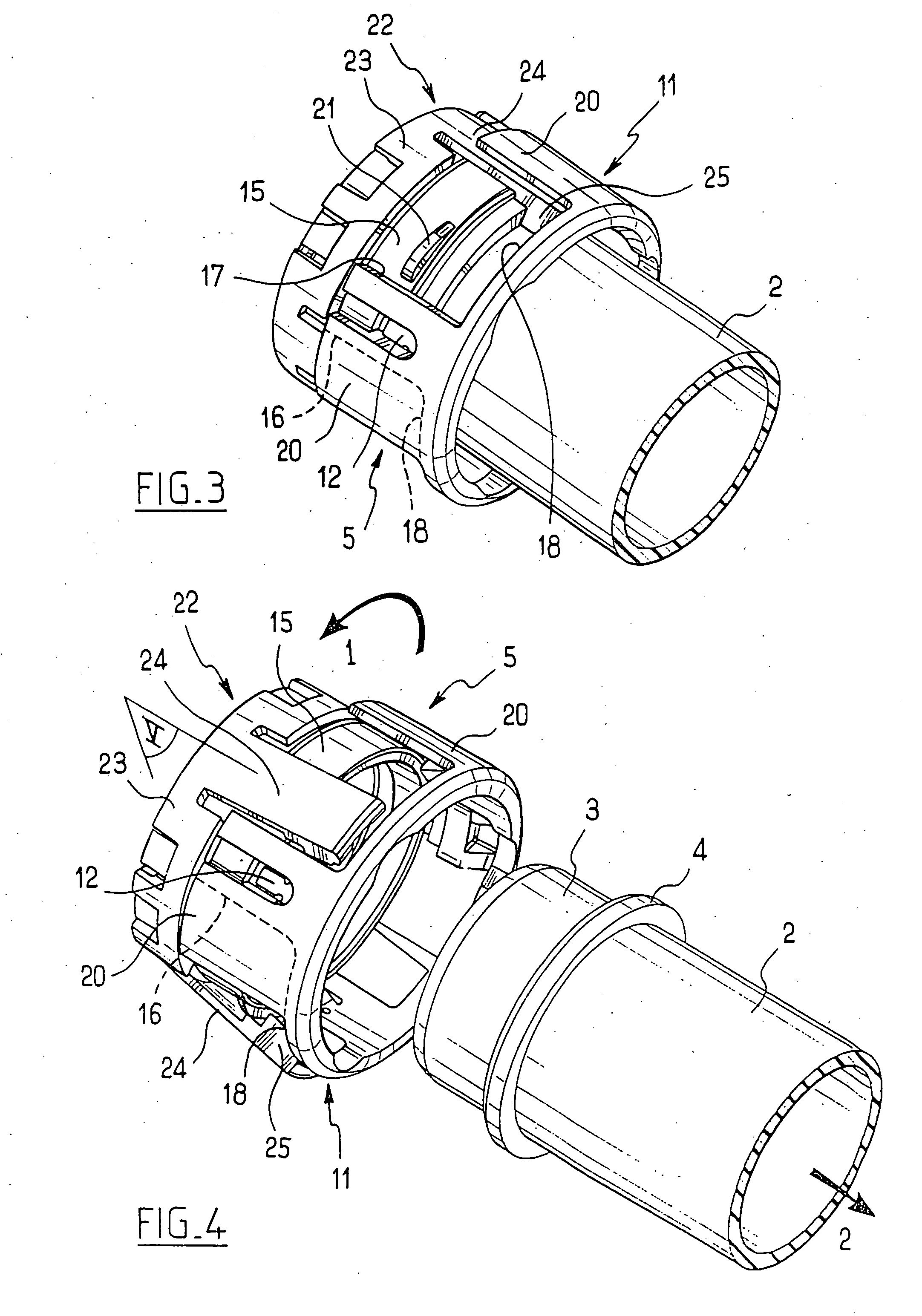 Quick coupling device