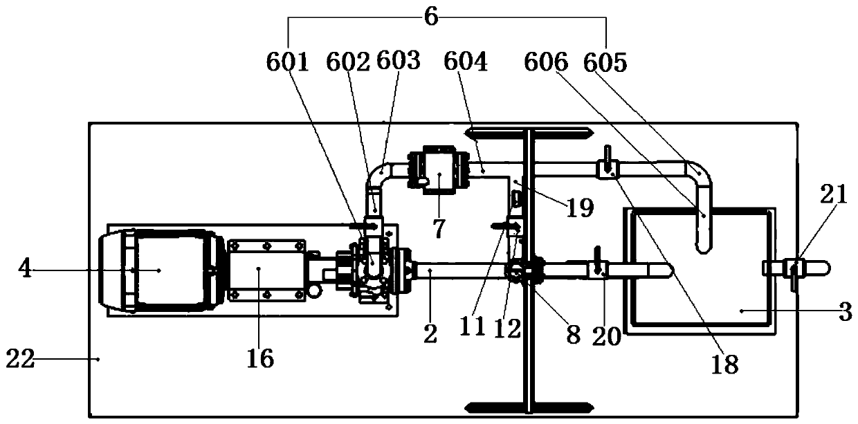 Device and method for testing liquid flow resistance of sucker rod centralizer