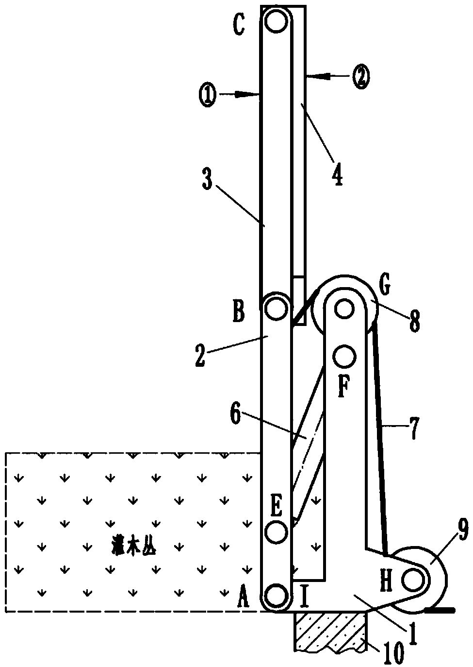 Foldable multifunctional stopping device
