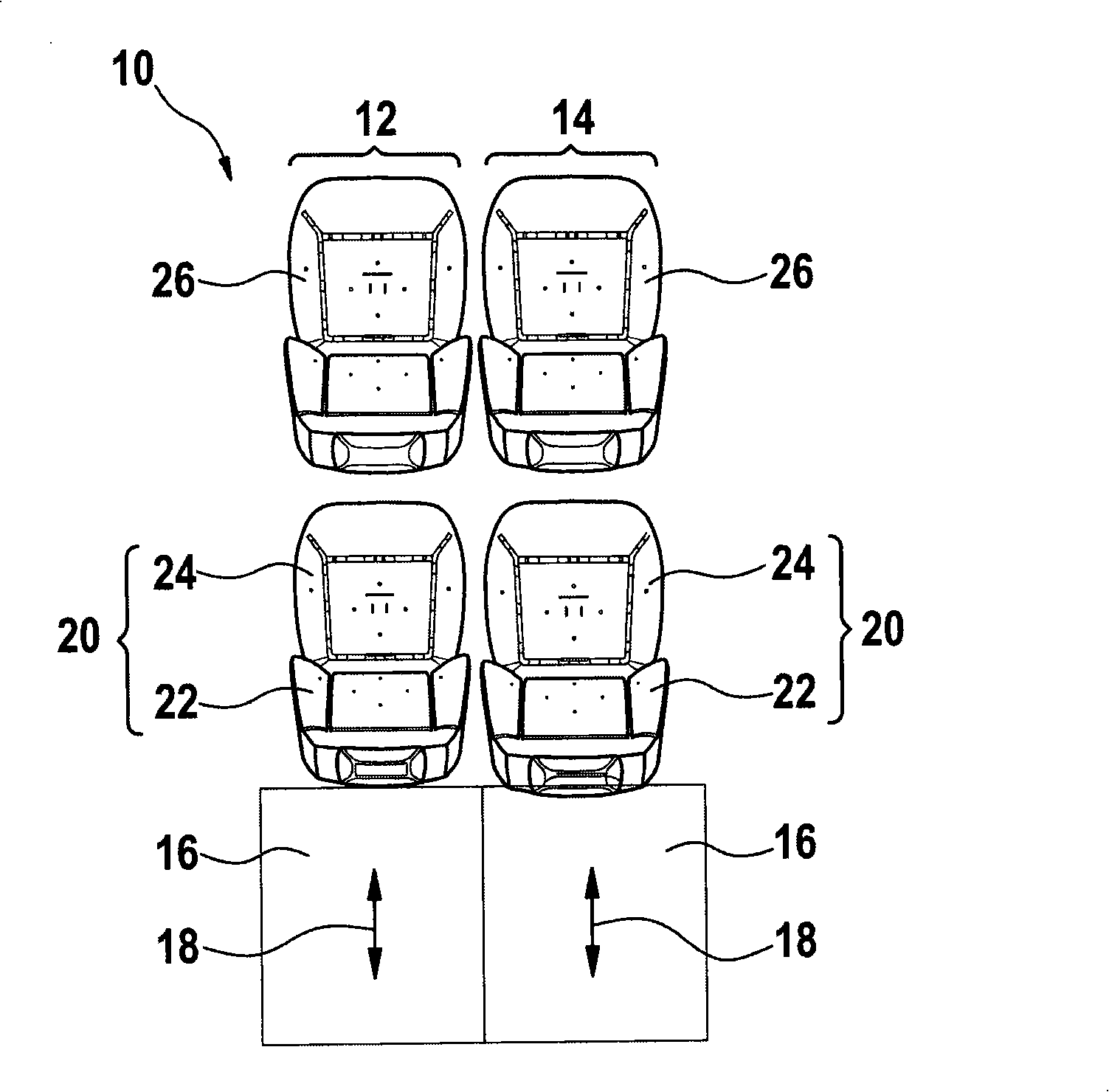 Loading base arrangement