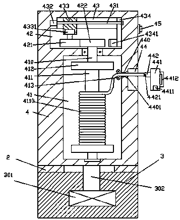 A bridge pavement cleaning device