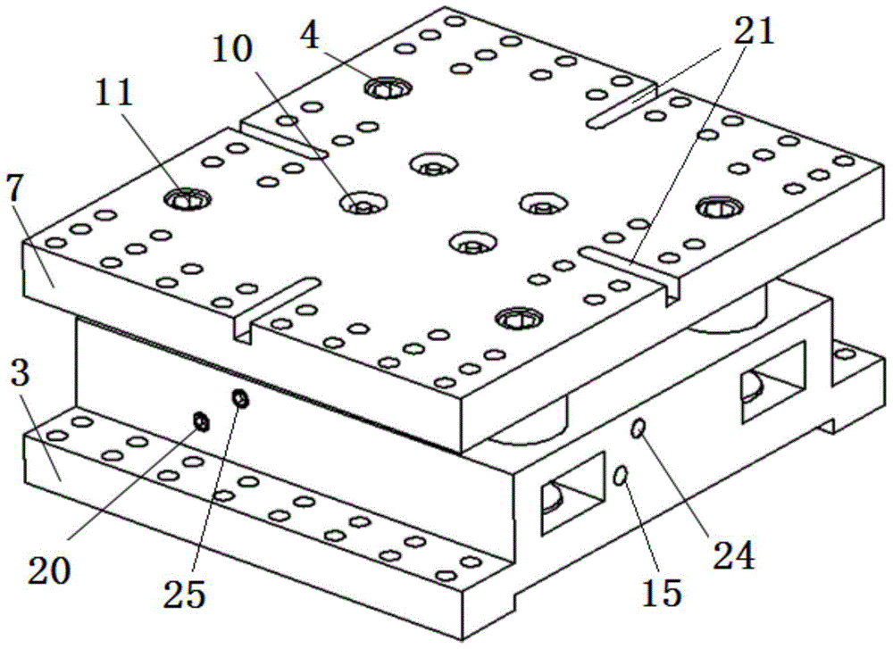 Mechanical interface device of machine tool module