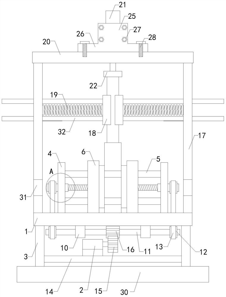 A piston rod parts assembly system