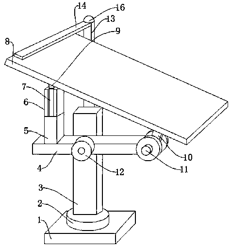 Storage folding solar support