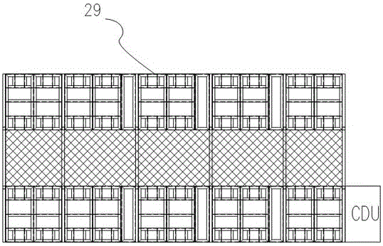 An anti-seismic composite communication support frame structure