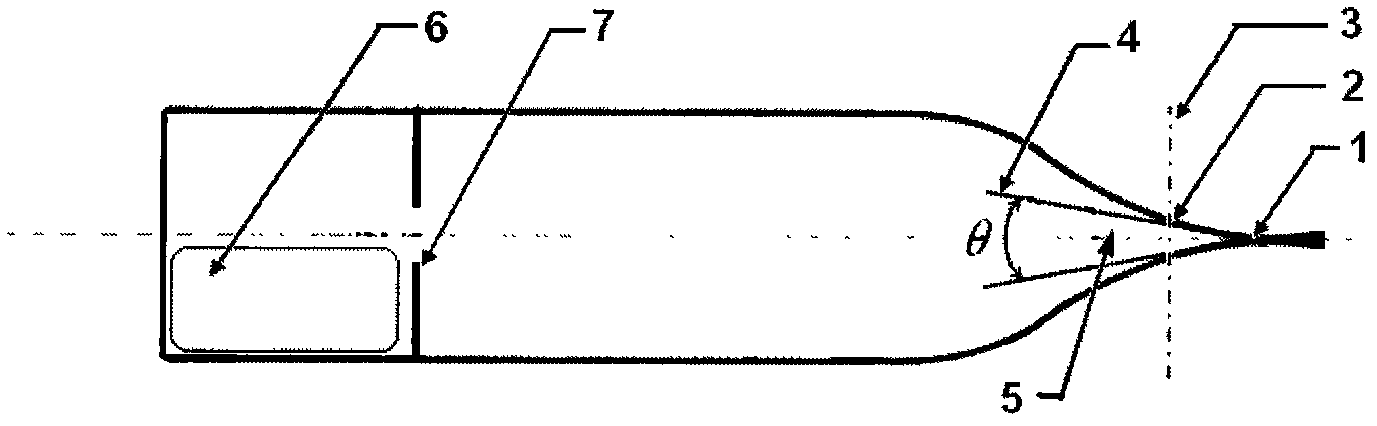 Ampoule for growth of zinc selenide single crystals