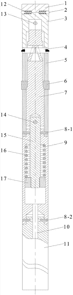 A special boring bar for deep hole inner groove processing