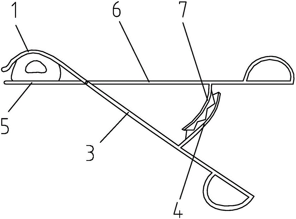 Hand and foot surgical bone fracture double-leaf reduction forceps