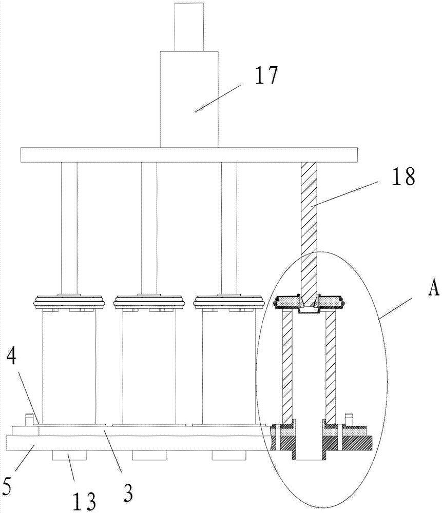 Multi-cylinder engine cylinder hole ceramization clamp, device and method