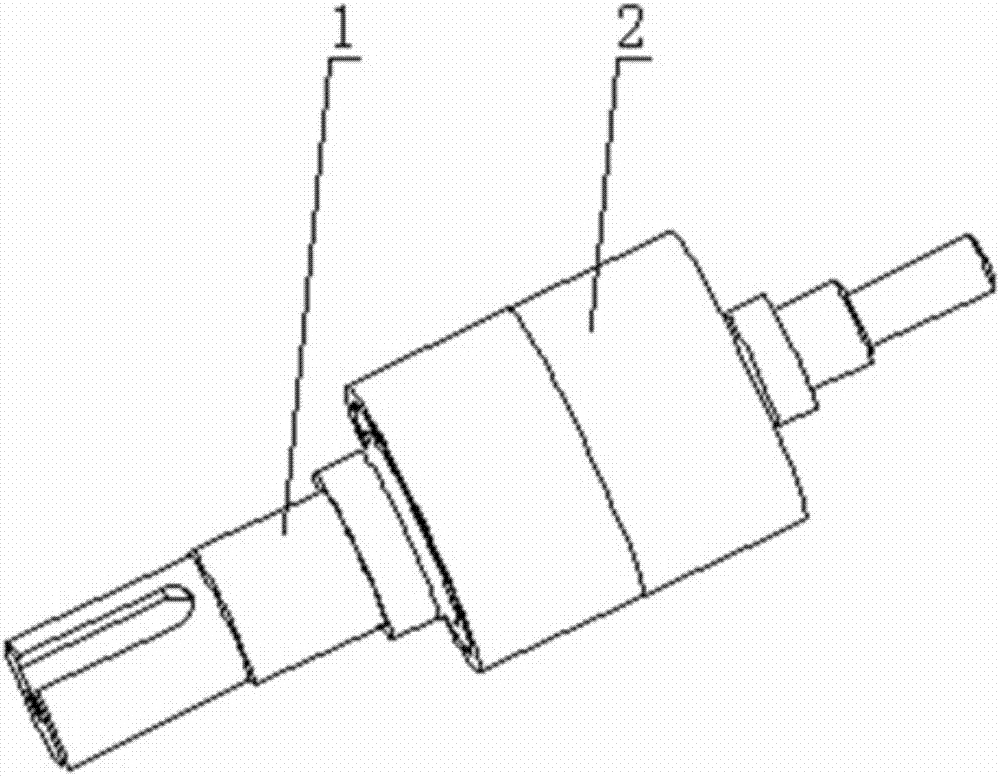 Permanent magnet servo motor rotor and manufacturing method of the same
