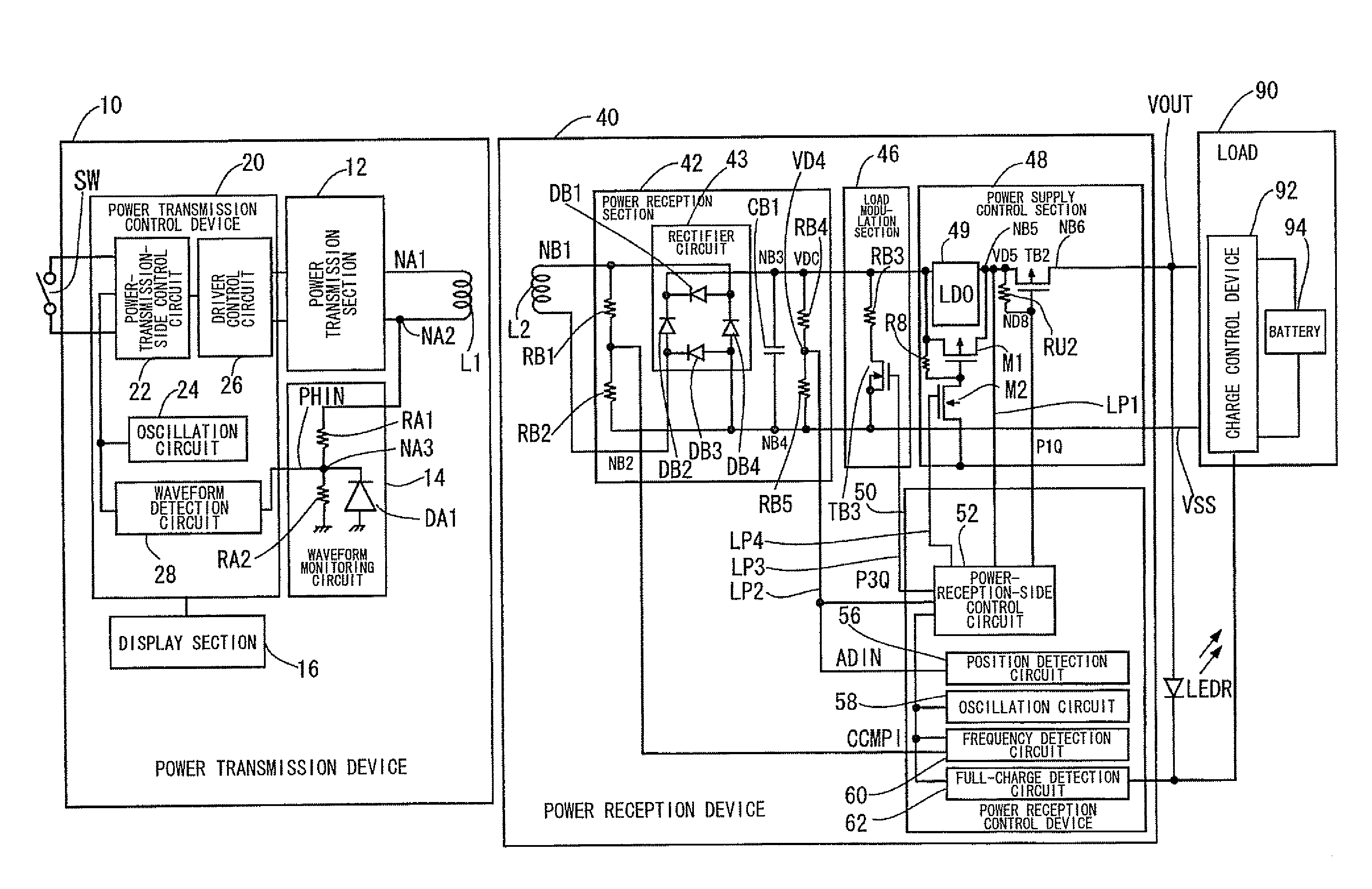 Power transmission control device, power transmission device, non-contact power transmission system, and electronic instrument