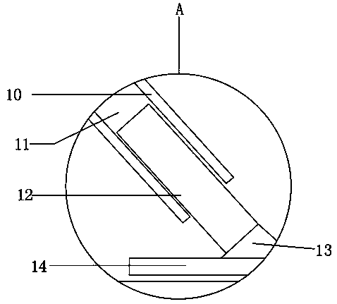 Viscosity detecting device for heparin sodium