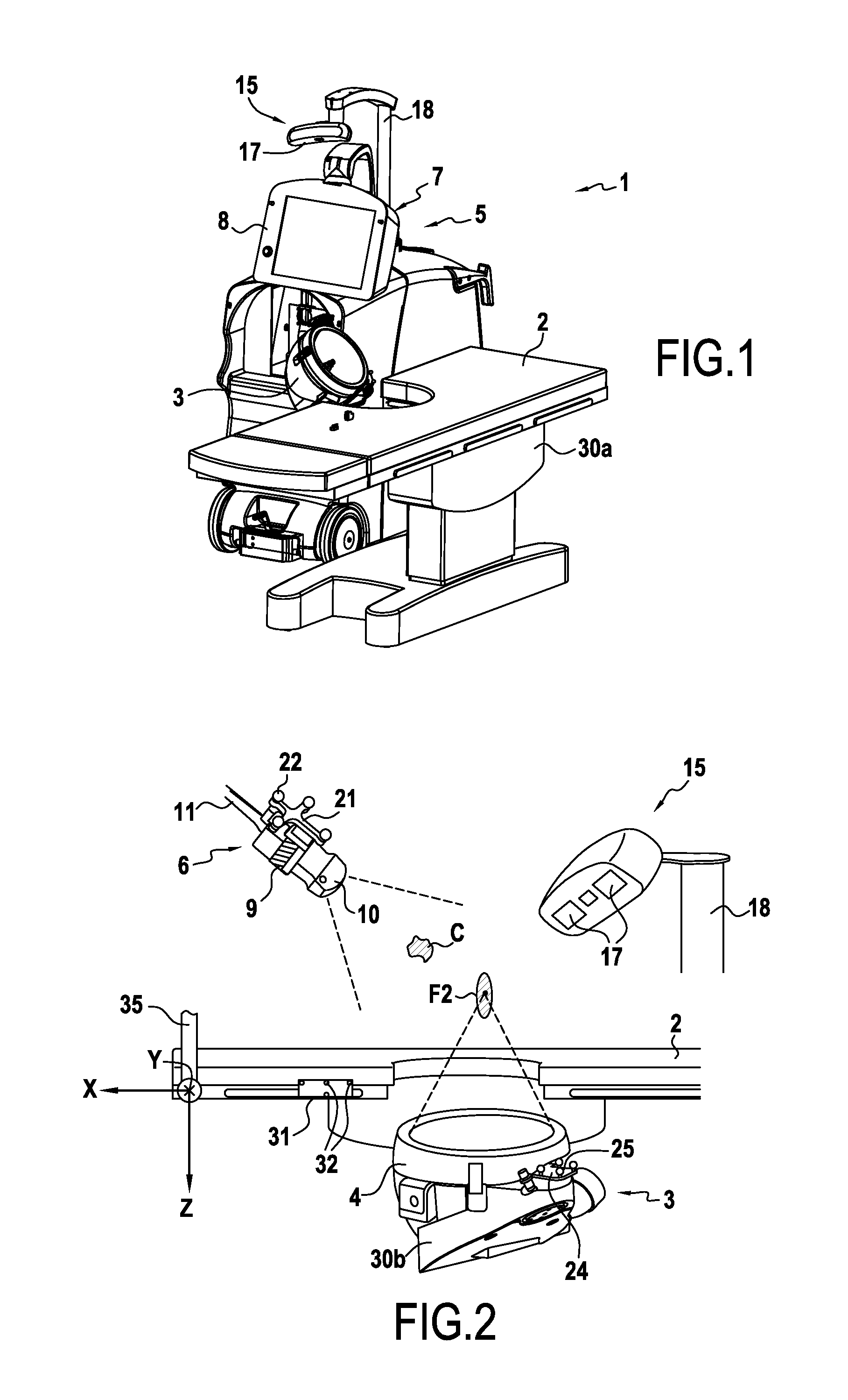 Method and apparatus for locating and visualizing a target in relation to a focal point of a treatment system