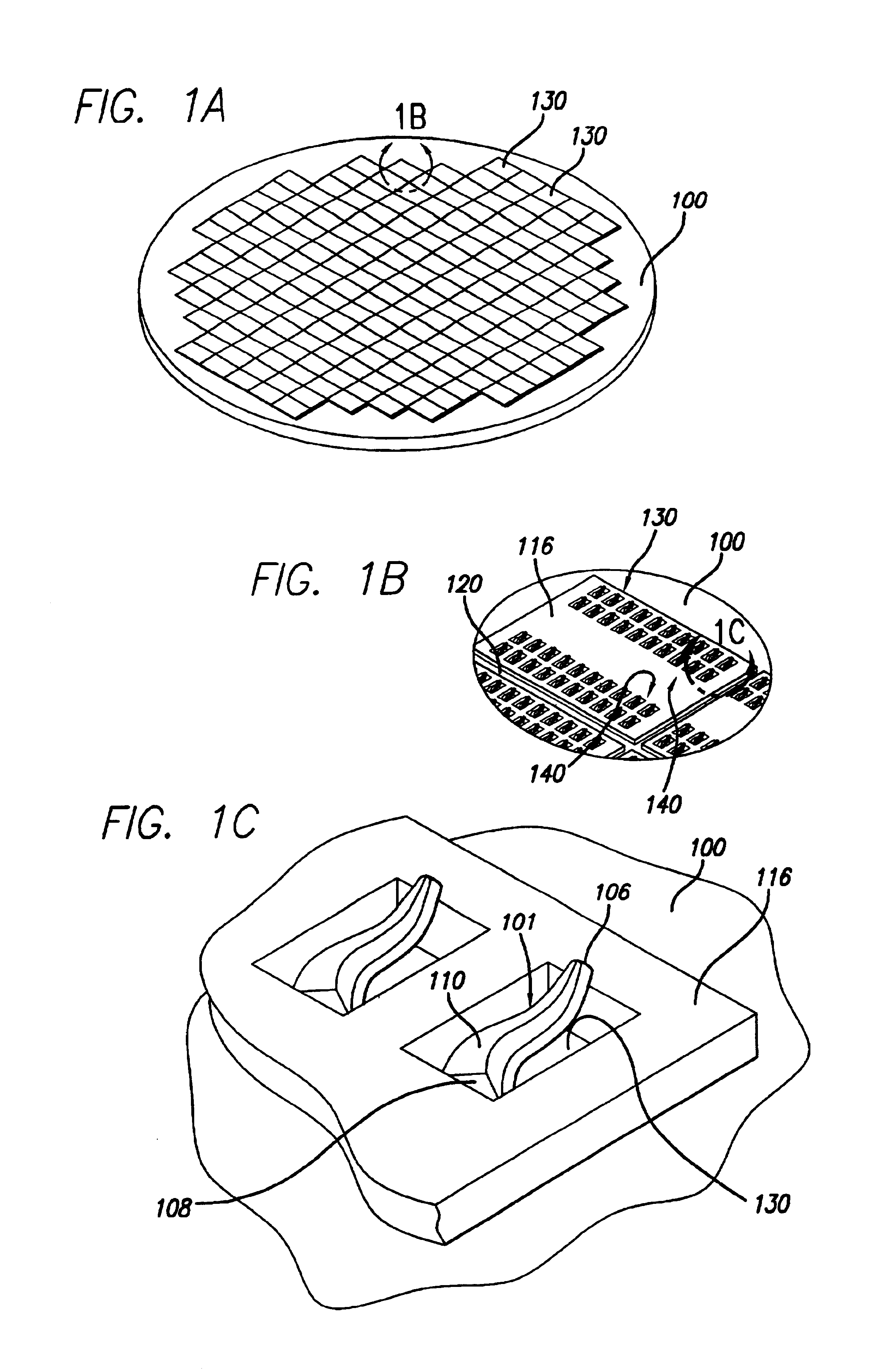 Test head assembly for electronic components with plurality of contoured microelectronic spring contacts