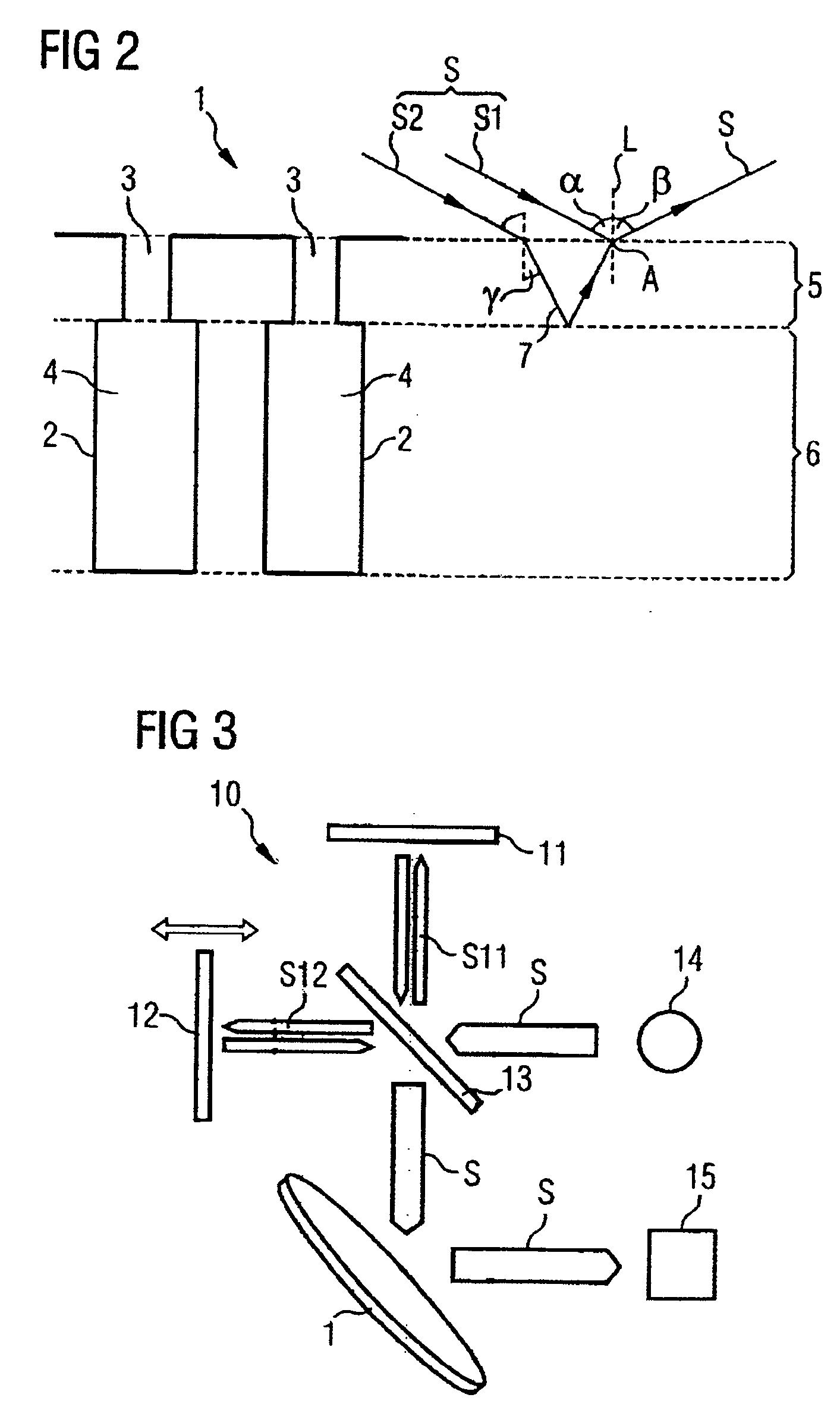 Method for determining the depth of a buried structure