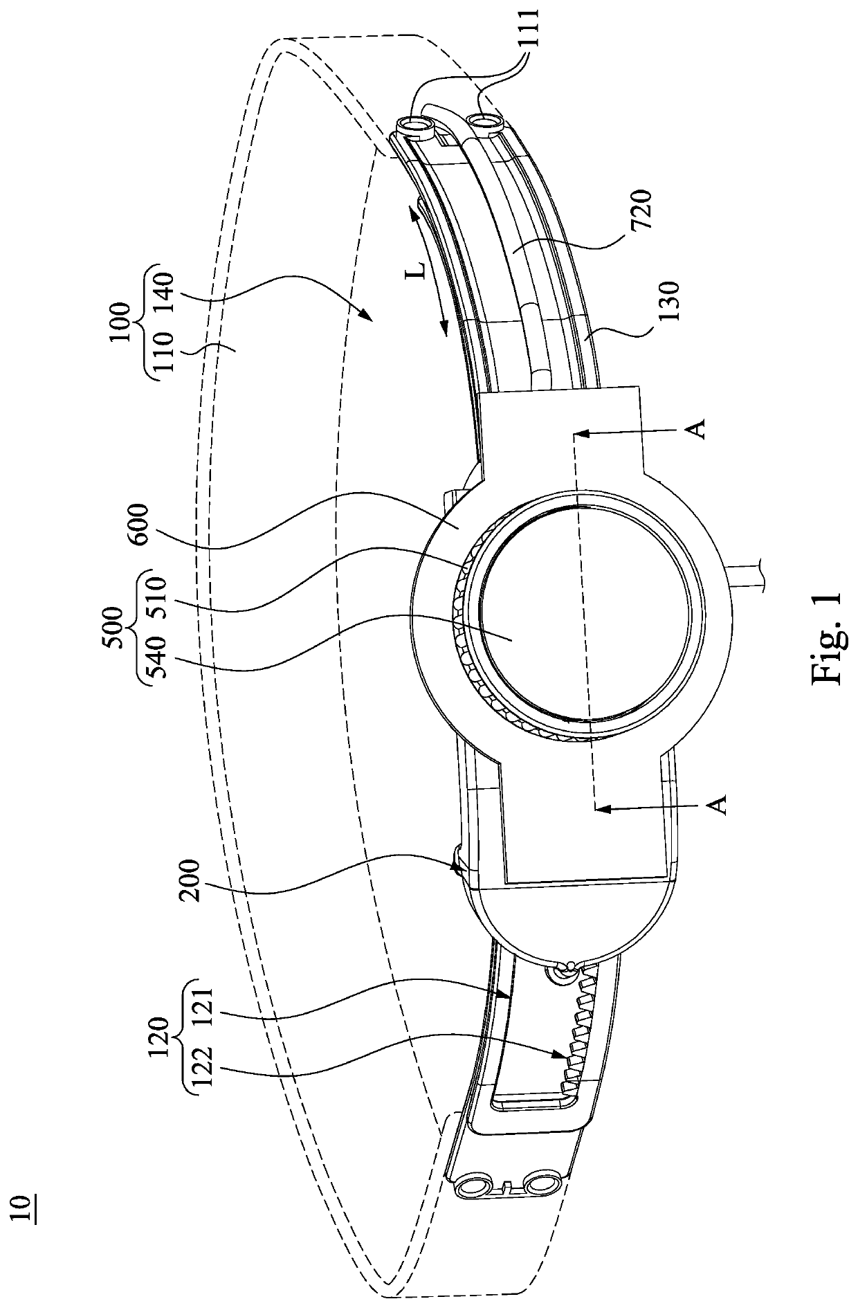 Headset Electronic Device And Headband Adjustment Structure Thereof