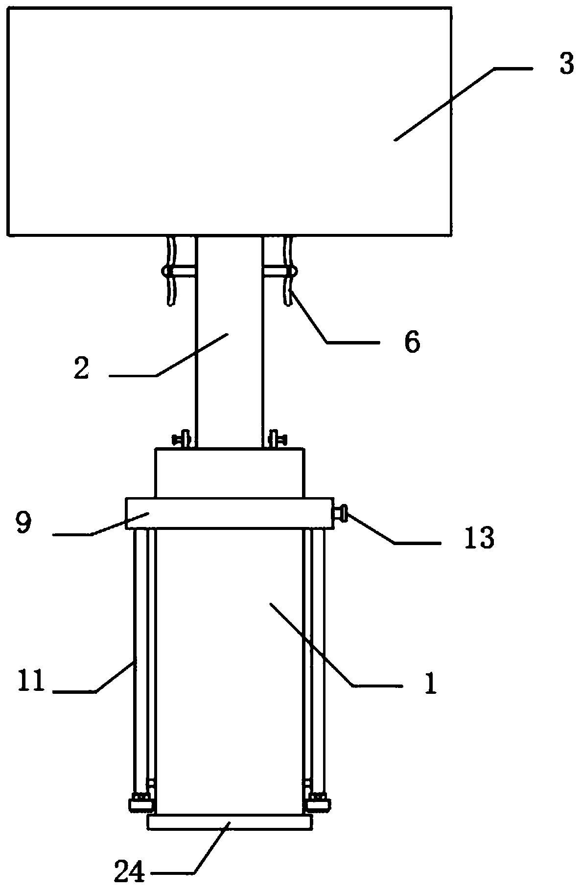 Anti-toppling outdoor display board and using method thereof