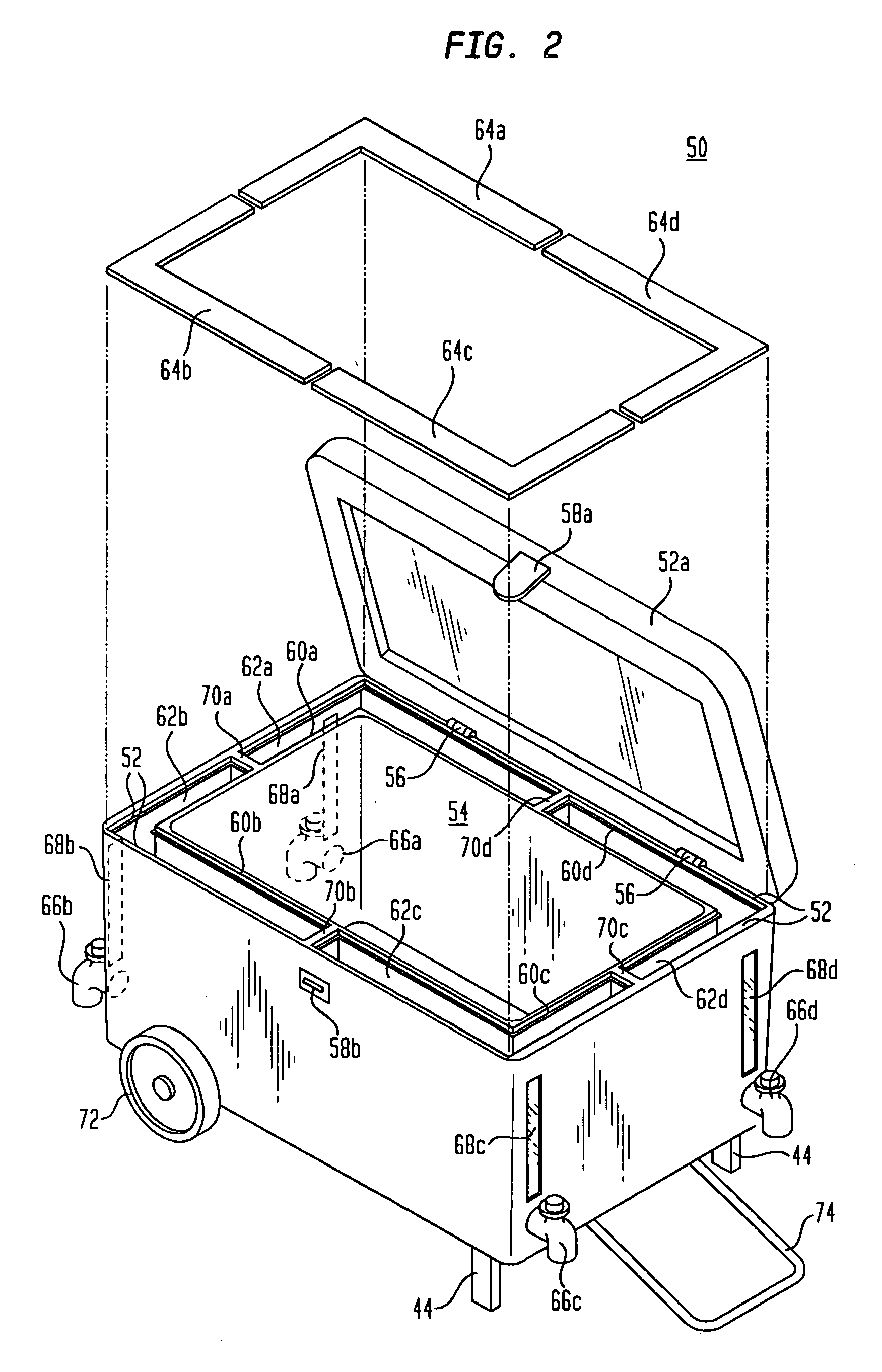 Portable temperature maintaining apparatus