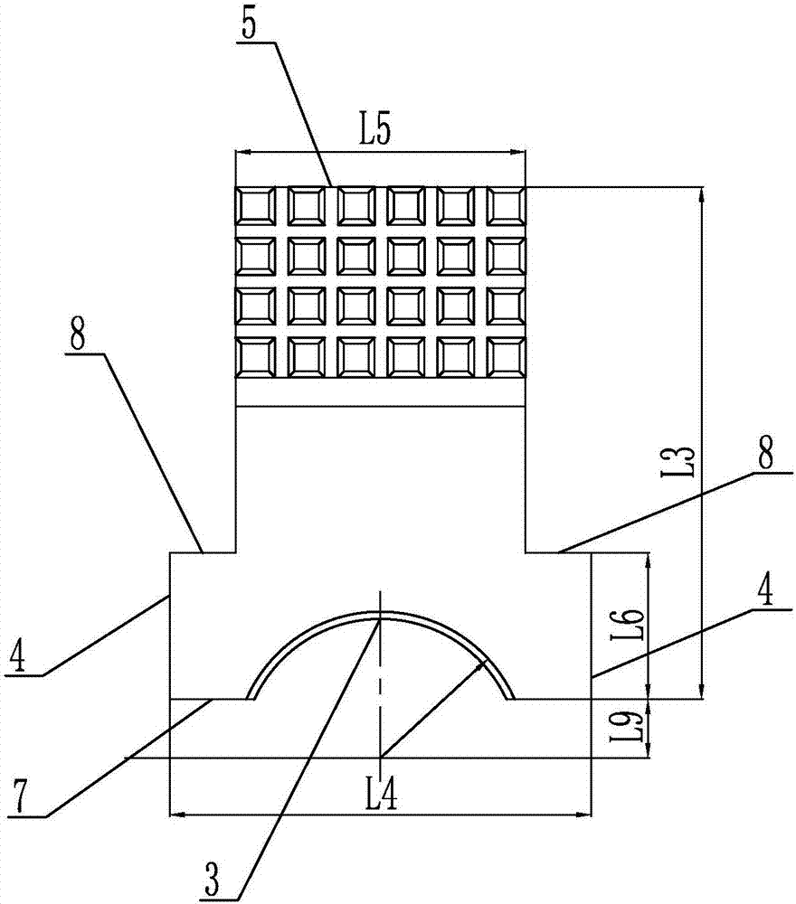 Machining method for trapezoidal threaded hole chuck claw
