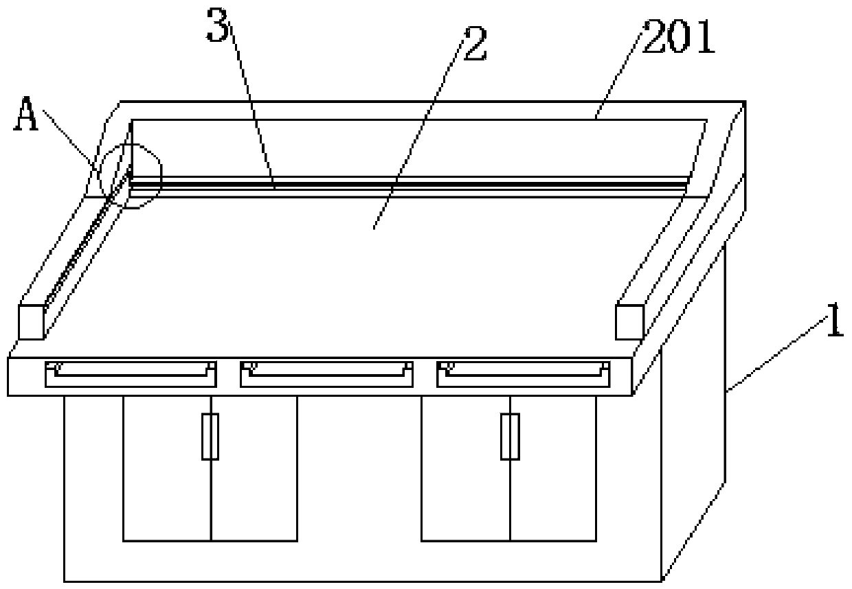 Sterile operation table for biopharmacy