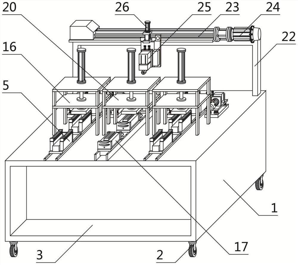 Double-station automatic assembling mechanism for comb tooth bead heads and using method of double-station automatic assembling mechanism
