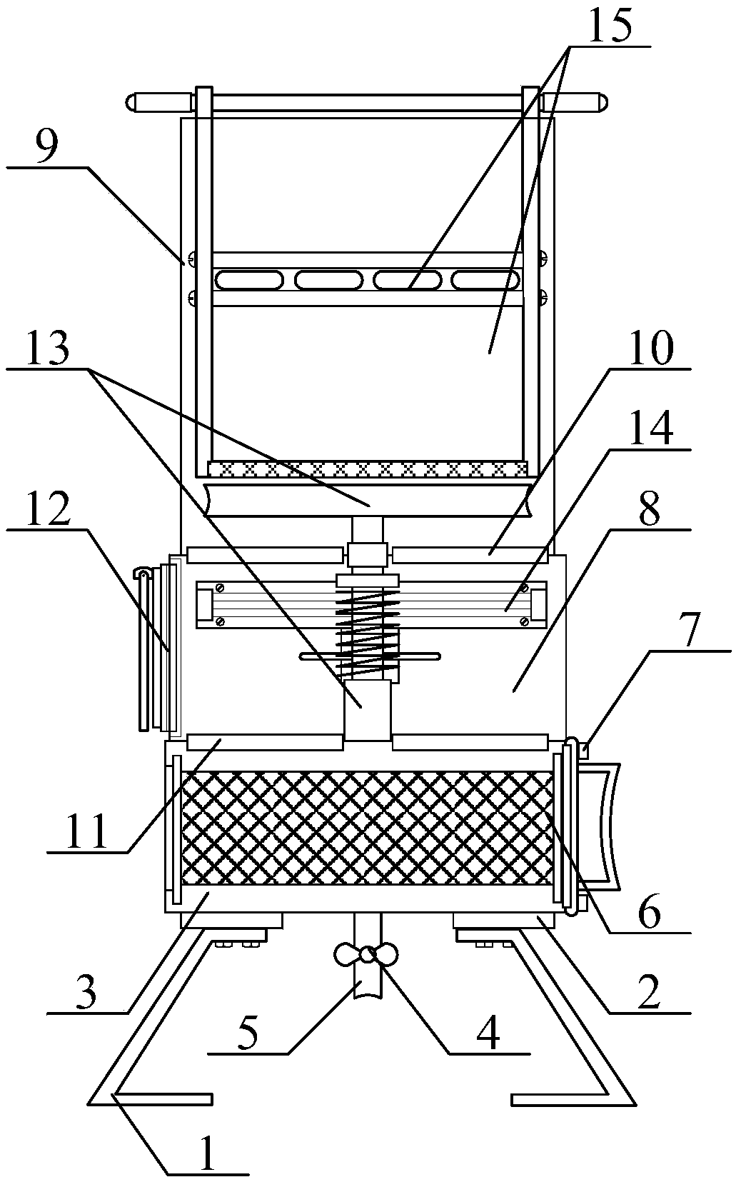 Multifunctional domestic sewage treatment equipment