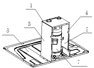 Sound-insulation shield of compressor