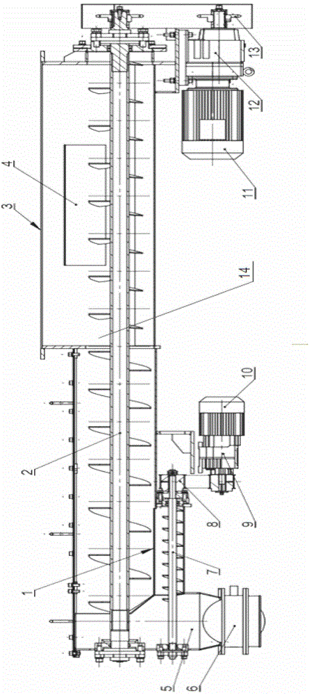 Control method for double helix differential definite quantity conveyer system