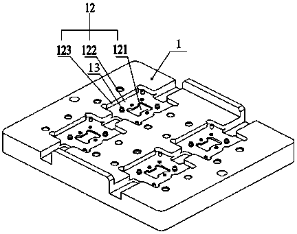 Ballasting device and installation method for tr components