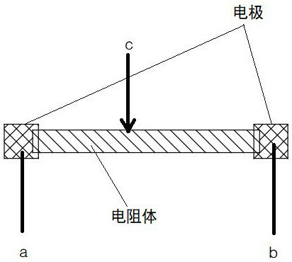 A kind of low contact resistance resistance paste