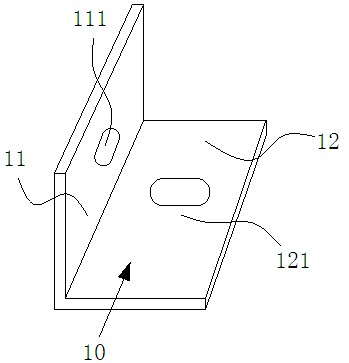 Connecting fastener for heat insulation and decoration integrated plate